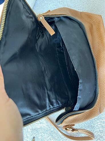 Beden kahverengi Renk H&M taba renginde omuz çantası