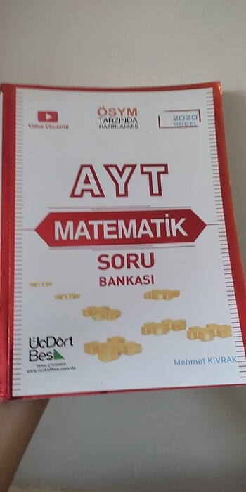 Üç Dört Beş Yayınları Ayt Matematik Soru Bankası 375 sayfa