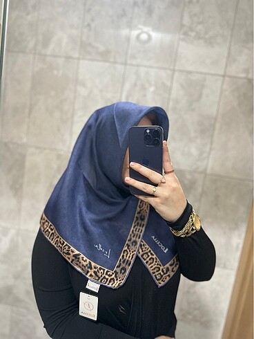 Diğer Leopar Detay Soft Eşarp