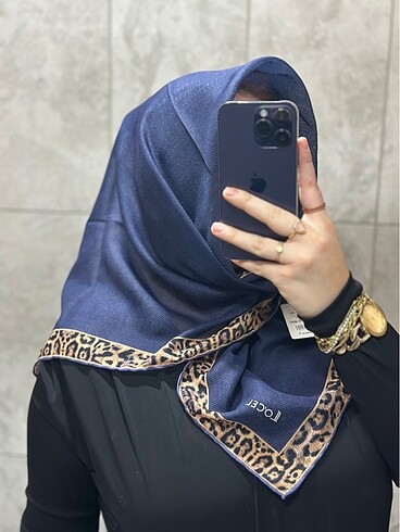 Leopar Detay Soft Eşarp