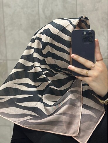 Pudra Zebra Soft Eşarp