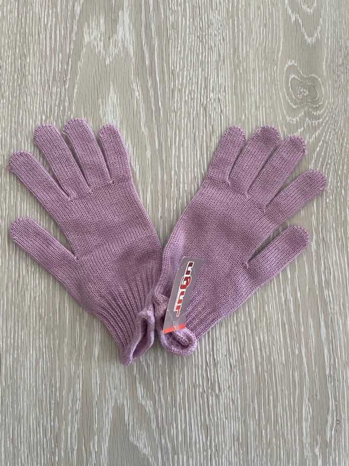 Mor Kadın Triko Eldiven - Görsel 4