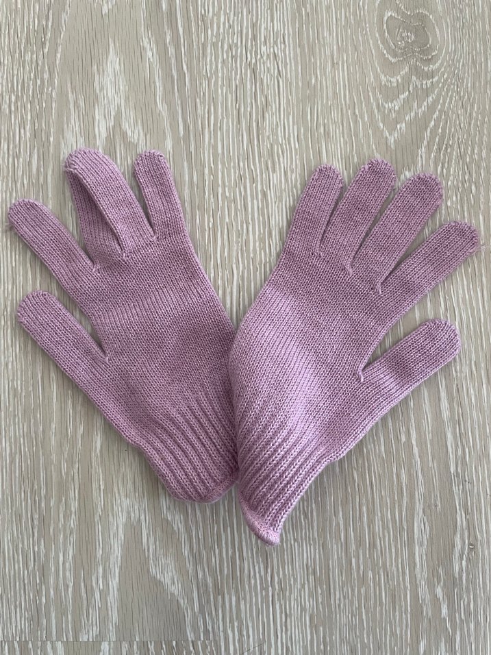Mor Kadın Triko Eldiven - Görsel 3