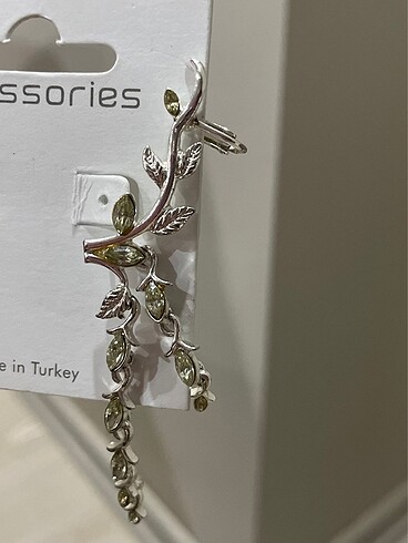  Beden gri Renk H&M tek kulak kadın küpe ear cuff