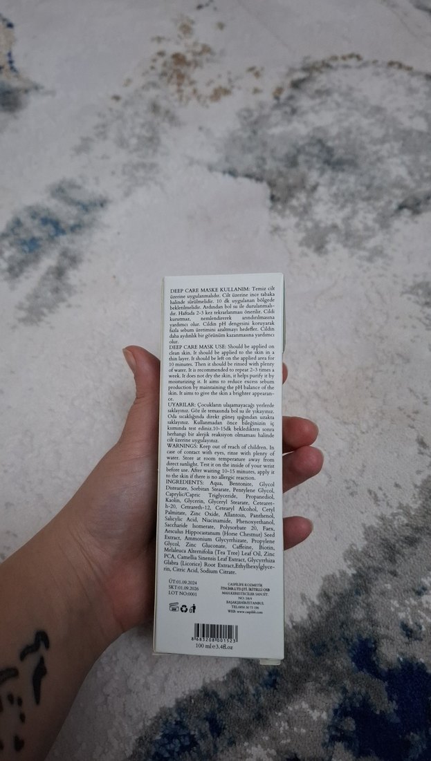 Lyonar Brightening Deep Care Maske - Görsel 2