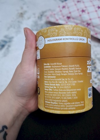 Zühre ana Bal, Pekmez ve Okaliptus Katkılı Zencefilli Macun - Görsel 2