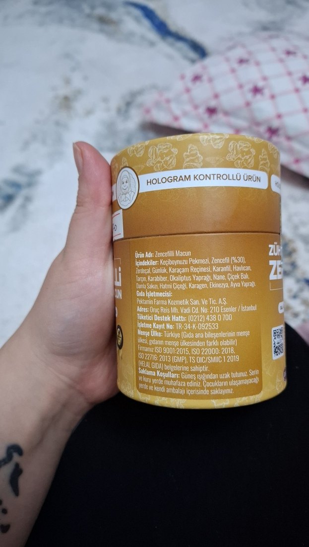 Zühre ana Bal, Pekmez ve Okaliptus Katkılı Zencefilli Macun - Görsel 2