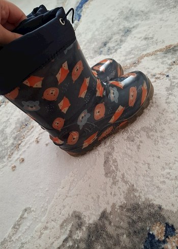 LC Waikiki Kahverengi Desenli Kauçuk Erkek Çizme