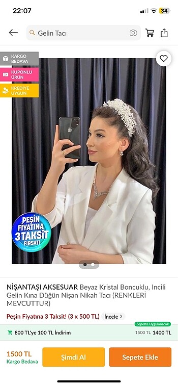 Diğer Gelin tacı