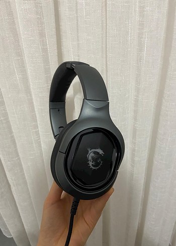 MSI GH50 RGB Oyuncu Kulaklığı Gri - Görsel 6