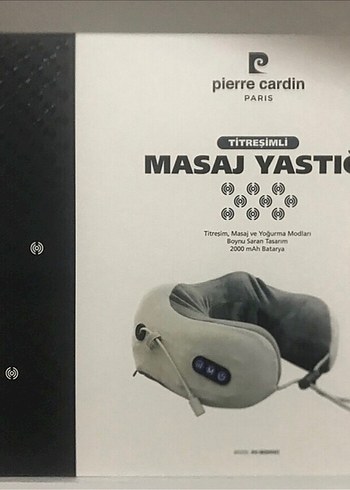 Pierre Cardin Titreşimli Masaj Yastığı 2000mAh