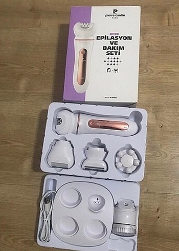 Beyaz Çok Fonksiyonlu Epilasyon ve bakım  Seti - Görsel 3