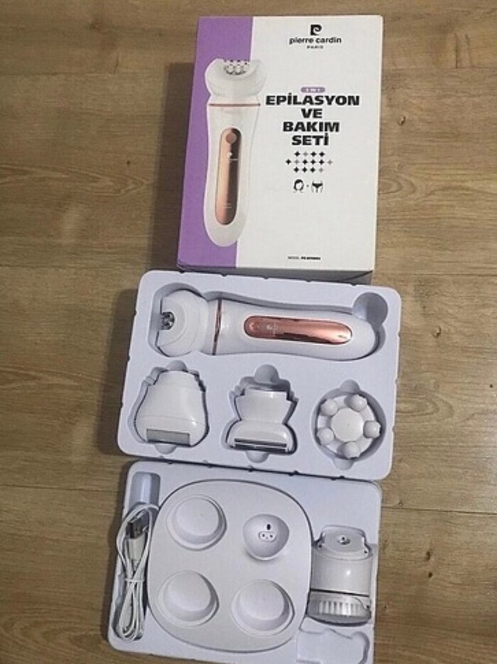 Beyaz Çok Fonksiyonlu Epilasyon ve bakım  Seti - Görsel 3