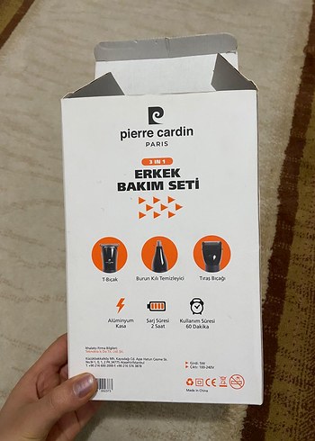 Pierre Cardin Erkek Bakım Seti 3'ü 1 Arada - Görsel 2