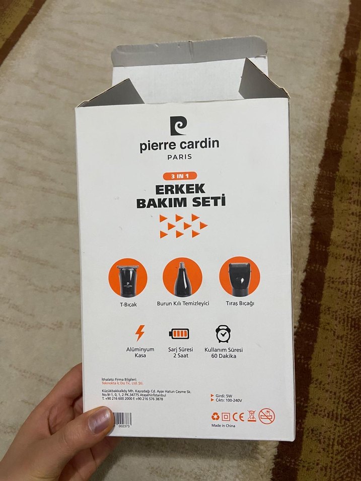 Pierre Cardin Erkek Bakım Seti 3'ü 1 Arada - Görsel 2