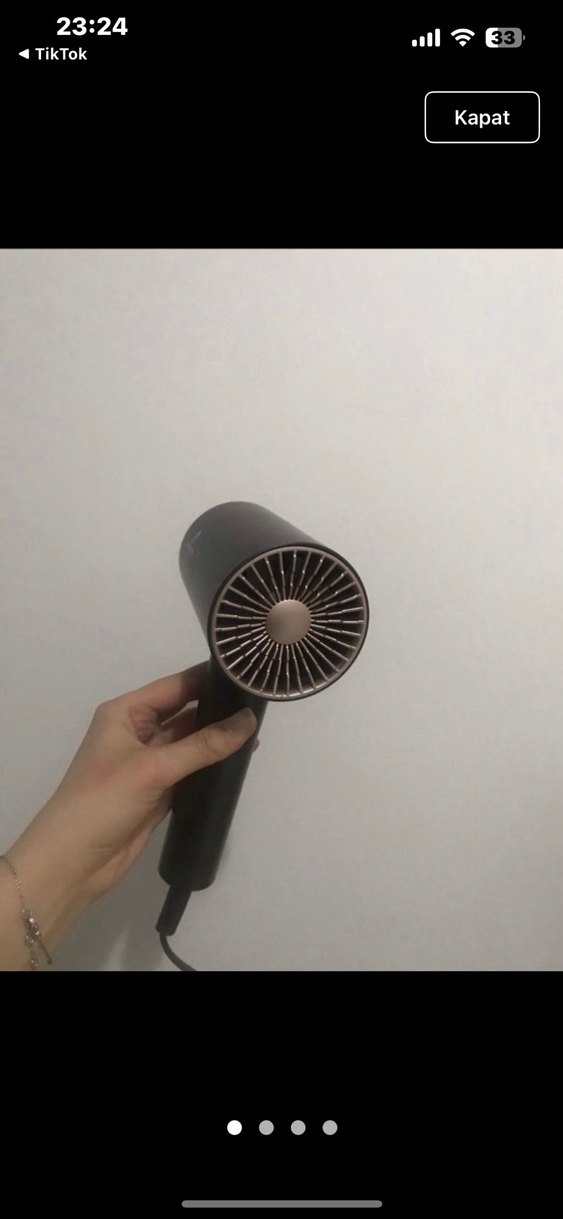 Siyah Mat Saç Kurutma Makinesi - Görsel 3