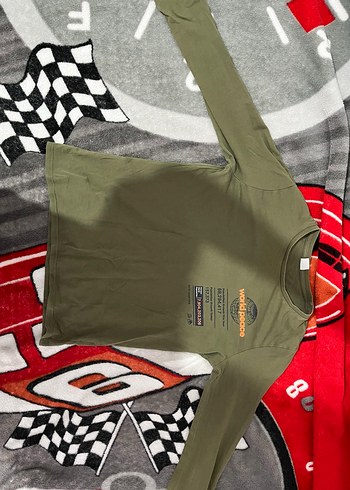 Erkek Çocuk Haki Uzun Kollu Baskılı Tişört - Görsel 4