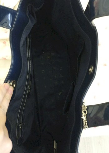 Parlak Mavi /lacivert Kadın Omuz Çantası orjinal canta - Görsel 3