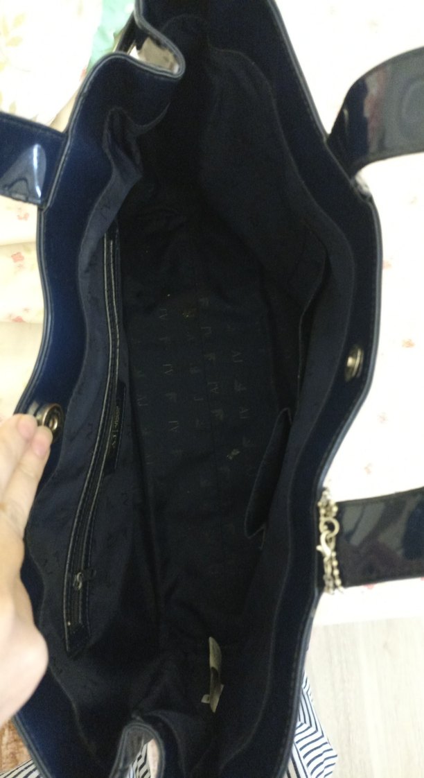 Parlak Mavi /lacivert Kadın Omuz Çantası orjinal canta - Görsel 3