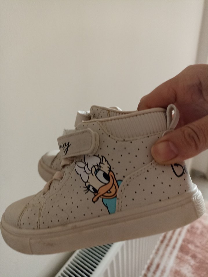 Minnie Mouse Baskılı Kız Çocuk Beyaz Spor Ayakkabı - Görsel 2