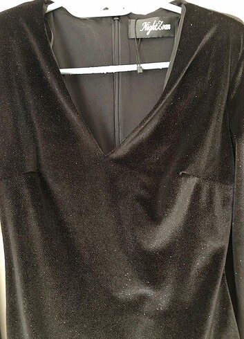 Night Zoom Marka Orijinal Simli Elbise - Görsel 2