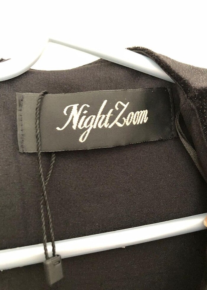 Night Zoom Marka Orijinal Simli Elbise - Görsel 3