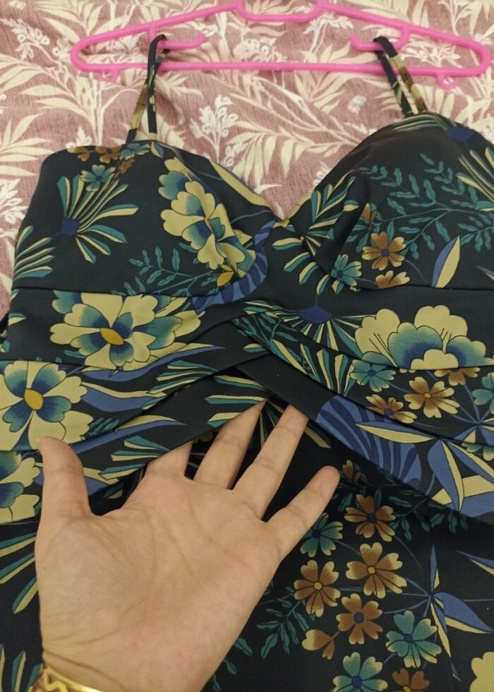 Saten elbise - Görsel 2