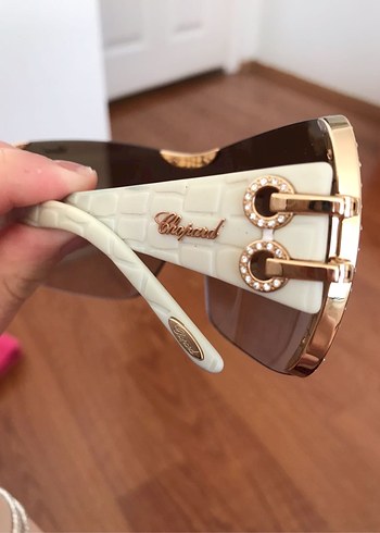 Chopard Chopard Zincir Detaylı Beyaz Kadın Güneş Gözlüğü