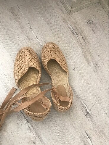 37 Beden camel Renk STRADİVARIUS espadril