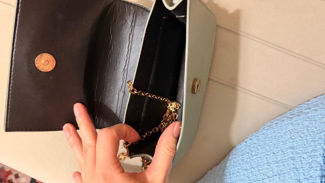 Zincir Detaylı ment Kadın Çanta - Görsel 2