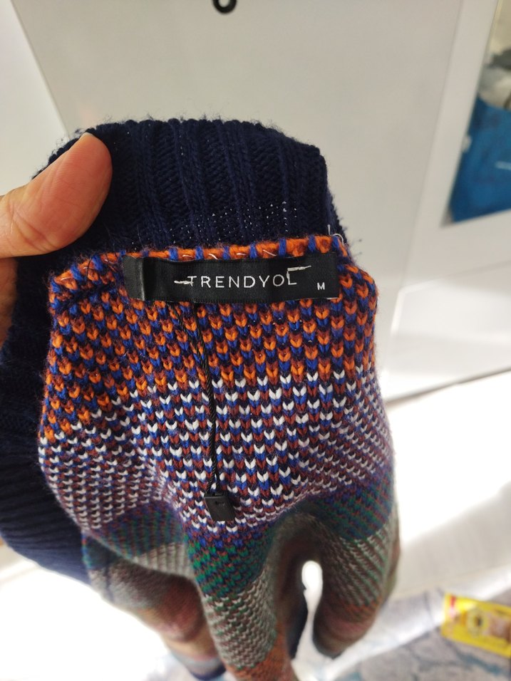 Renkli Desenli Bohem Kadın Hırka - Görsel 3