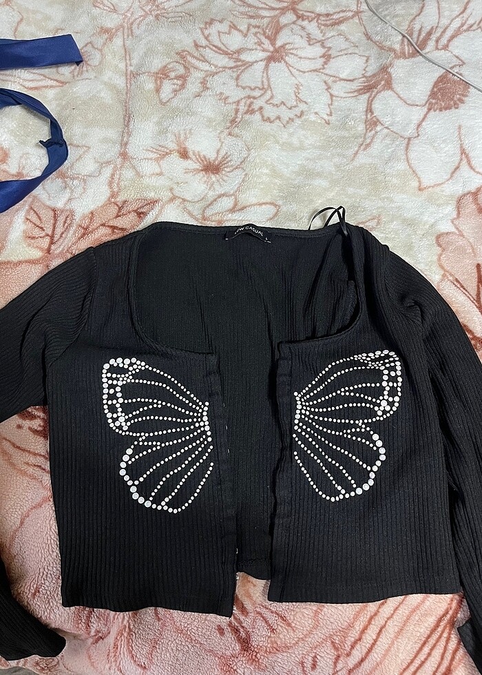 Taşlı Bluz| Hırka - Görsel 3