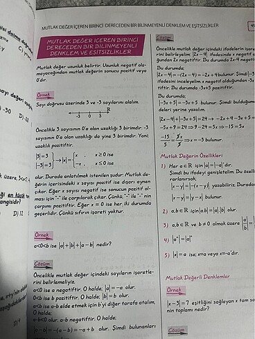  MATEMATİK 9. Sınıf ders notları tamamı çözümlü