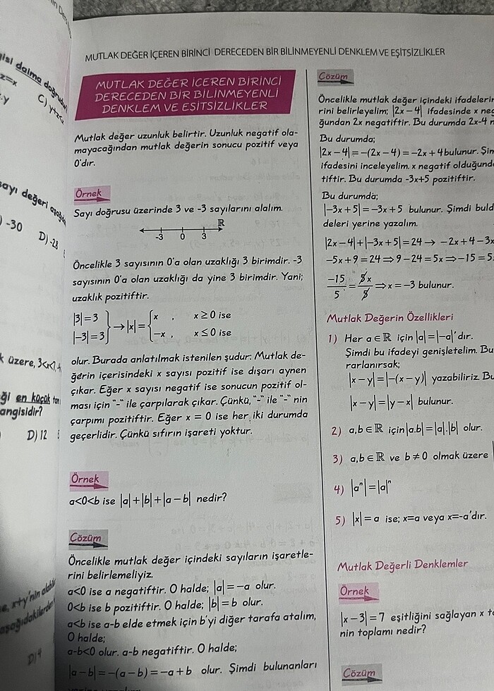 MATEMATİK 9. Sınıf ders notları tamamı çözümlü - Görsel 2