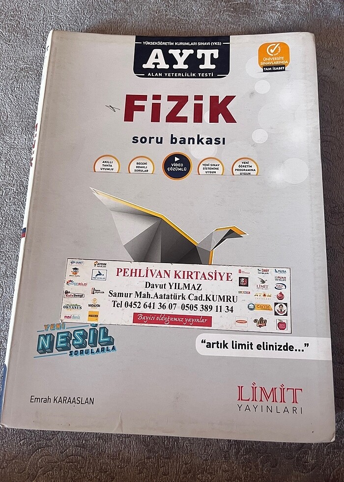 AYT FİZİK SORU BANKASI - Görsel 2