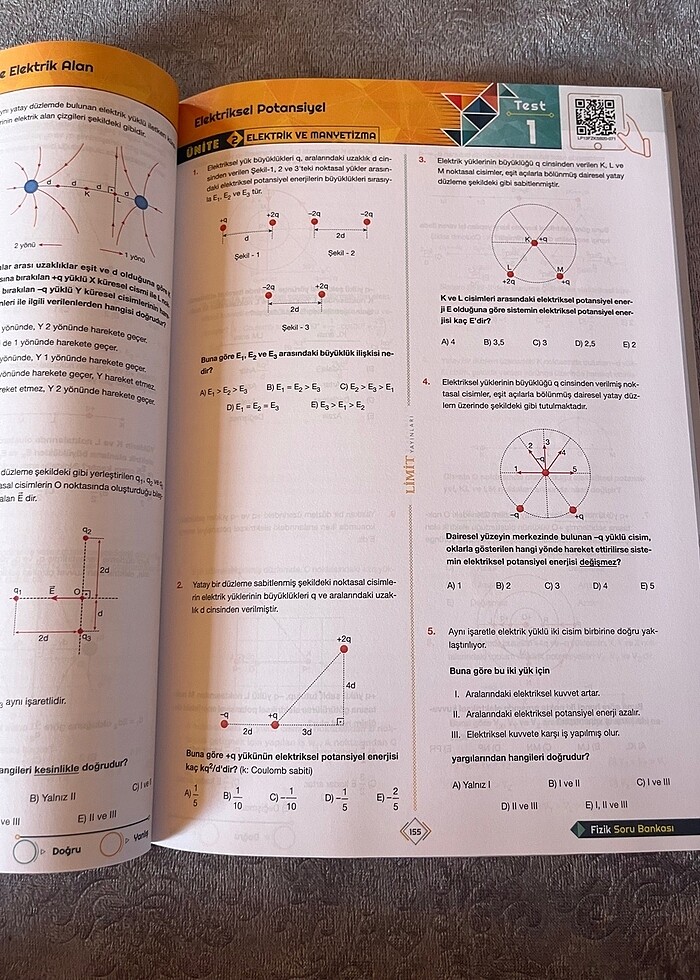 AYT FİZİK SORU BANKASI - Görsel 5