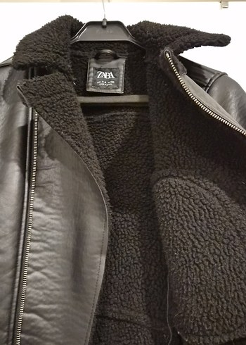 Siyah deri Ceket çocuk - Görsel 4