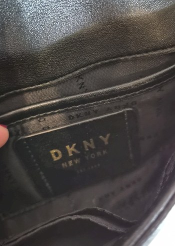 Siyah Deri Kadın Çapraz Çanta dkny - Görsel 7
