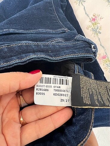 29 Beden mavi cindy kot