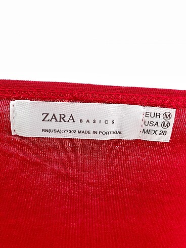 m Beden kırmızı Renk Zara Bluz %70 İndirimli.