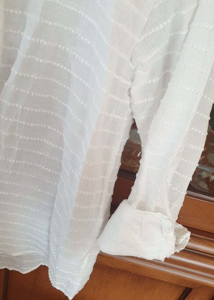 Beyaz gomlek - Görsel 4