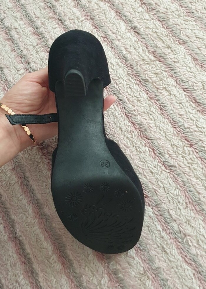 Siyah topuklu - Görsel 5