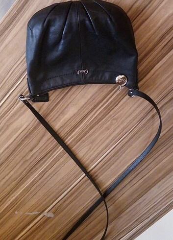 Siyah deri çanta Coach markası