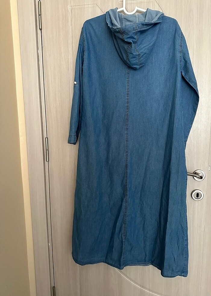 İnce kot pardesü - Görsel 2