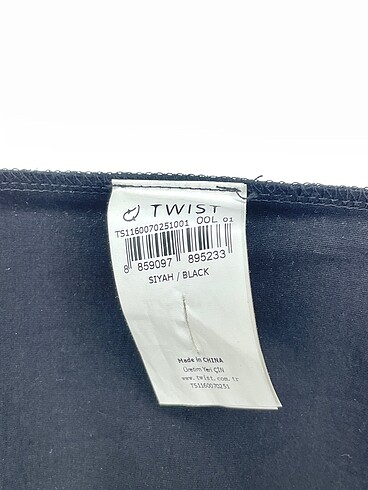 universal Beden siyah Renk Twist Bluz p İndirimli.