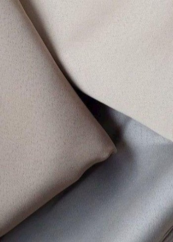 Bej Düz Modern Perde - Görsel 3