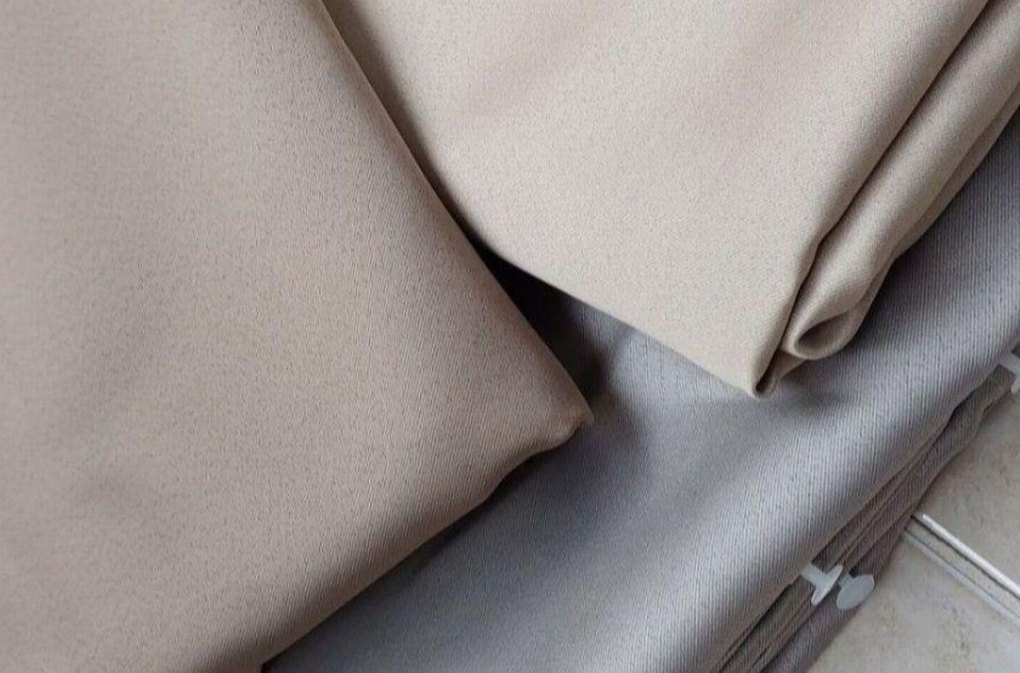 Bej Düz Modern Perde - Görsel 3