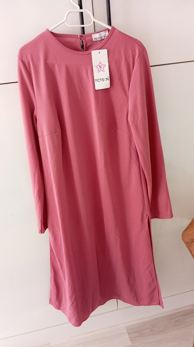 Pembe Uzun Kollu Kadın ikili takım - Görsel 3