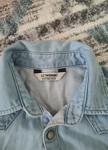 5 Yaş Beden mavi Renk Lc waikiki jean gömlek
