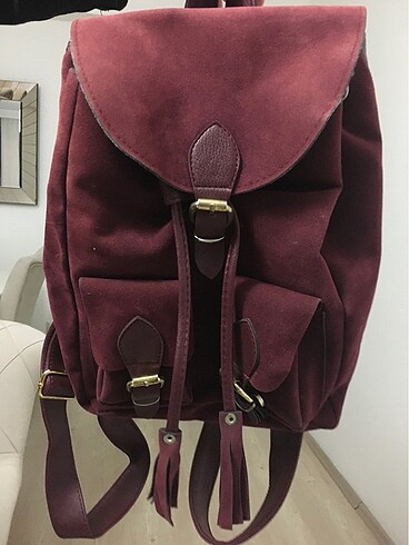 Bordo sırt çantası
